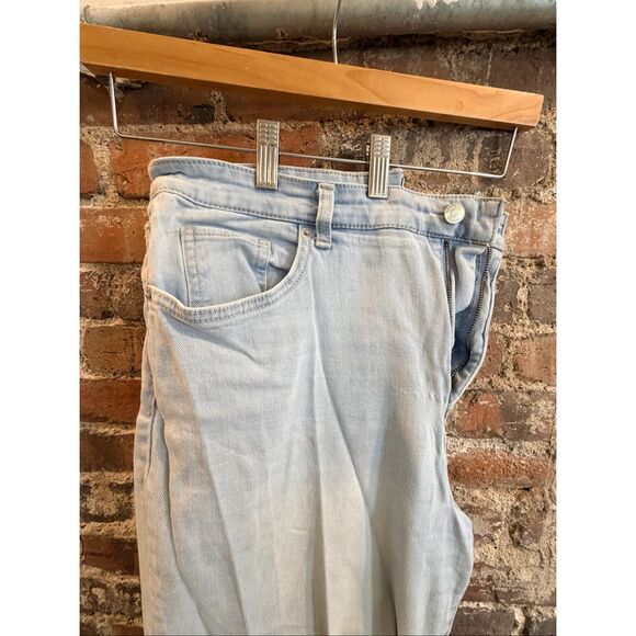 CROWN & IVY • Light Wash Cotton Spandex Blend High Waist Bootcut Denim Blue Jean - Picture 6 of 12